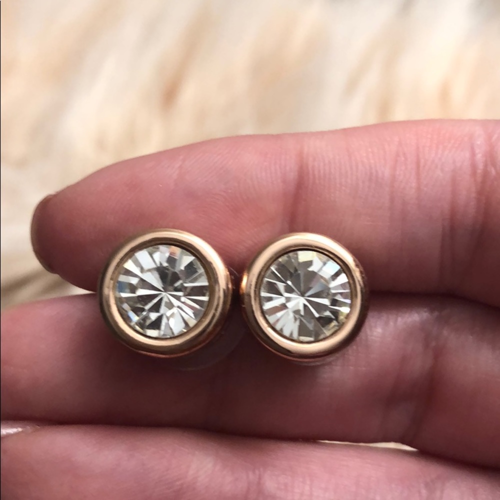 T Tahari Earrings, 14k Gold-Plated Stud Earrings